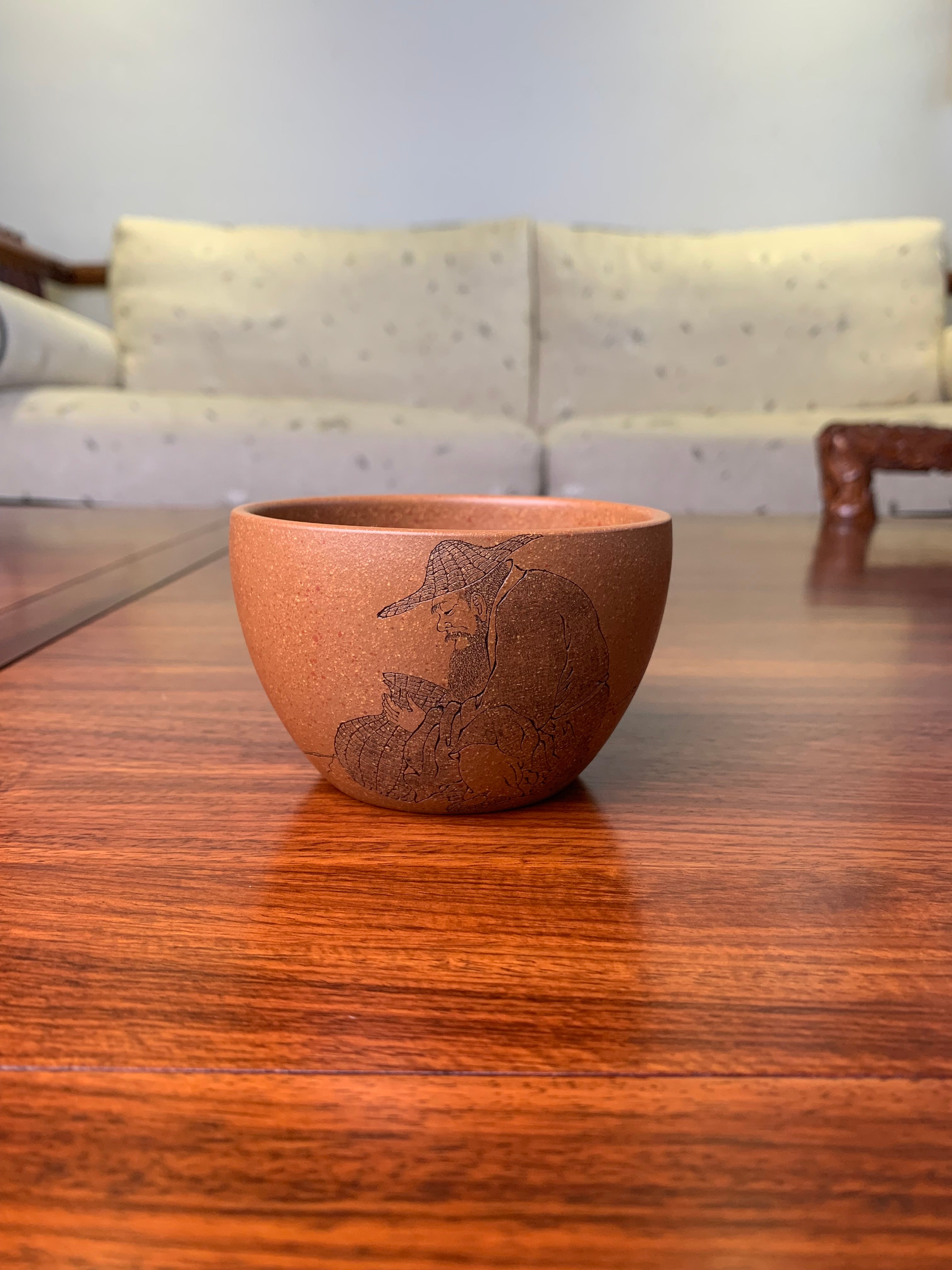 Teacup artwork named fishman front